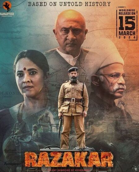 Razakar The Silent Genocide of Hyderabad 2024 Hindi Movie